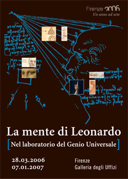 Leonardo da Vinci in mostra alla Galleria degli Uffizi a Firenze