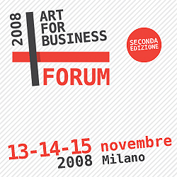 Alessandro Bergonzoni e Francesco Micheli aprono la seconda edizione di Art  For Business Forum con un duetto su Arte, impresa e mercato