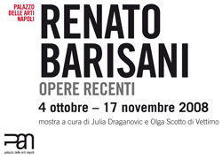 Renato Barisani nella Project Room del Pan a Napoli