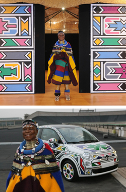 Da Artetivù la  personale  di Esther Mahlangu