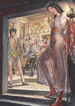 L’Etruria vista da sei fumettisti a Villa Giulia a Roma