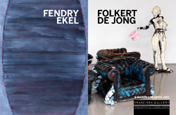 Folkert de Jong e Fendry Ekel alla Brand New Gallery di Milano