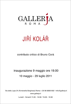 Inaugura a Roma la mostra delle opere di Jiří Kolář