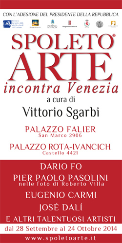 “SPOLETO INCONTRA VENEZIA”: LE GRANDI MOSTRE CURATE DA VITTORIO SGARBI