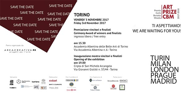 Premiazione ed inaugurazione ART PRIZE CBM – TORINO – MILANO – PRAGA – LONDRA – MADRID