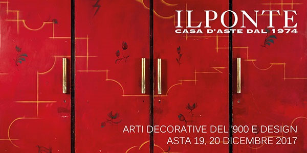 Il Ponte presenta l’Asta di Arti Decorative del ‘900 e Design