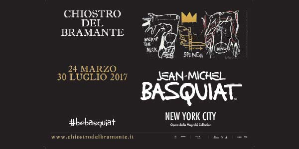 Jean-Michel Basquiat al Chiostro del Bramante di Roma