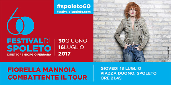 Fiorella Mannoia al Festival di Spoleto con il suo ultimo album Combattente