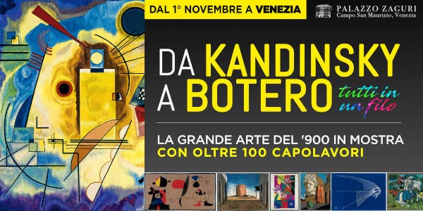 “Da Kandinsky a Botero. Tutti in un filo”  | Dal 1° novembre a Venezia