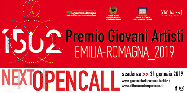 Apre il bando per partecipare a “1502. Premio Giovani Artisti-Emilia-Romagna_2019”
