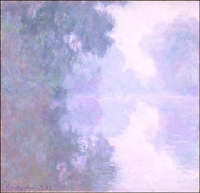 Claude Monet " senna a Giverny. mattino" 1897, olio su tela north carolina museum of art