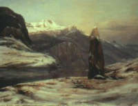 Johan Christian Dahl - Inverno nel fiordo di Sogn