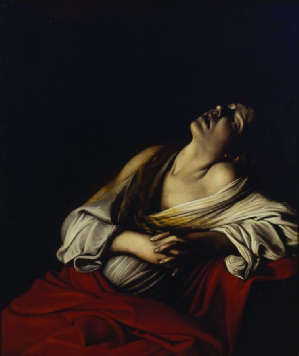 Caravaggio Maddalena in estasi - Roma Collezione privata
