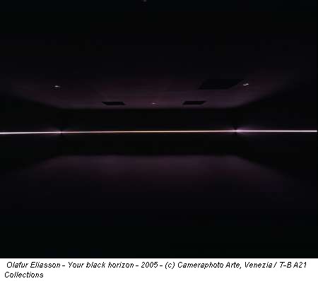 Olafur Eliasson - Your black horizon - 2005 - (c) Cameraphoto Arte, Venezia / T-B A21 Collections