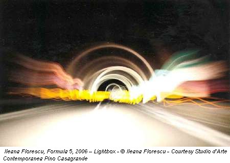 Ileana Florescu, Formula 5, 2006 – Lightbox - © Ileana Florescu - Courtesy Studio d’Arte Contemporanea Pino Casagrande