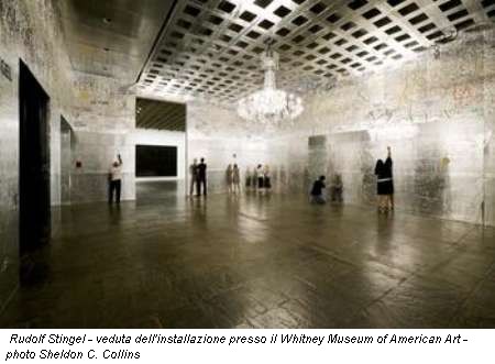 Rudolf Stingel - veduta dell'installazione presso il Whitney Museum of American Art - photo Sheldon C. Collins
