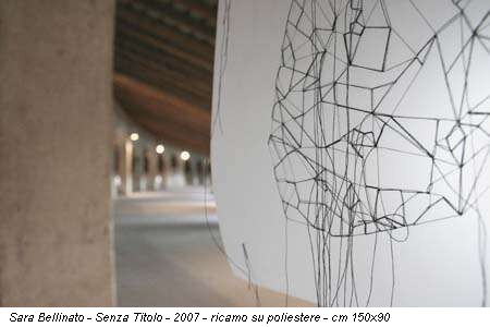 Sara Bellinato - Senza Titolo - 2007 - ricamo su poliestere - cm 150x90