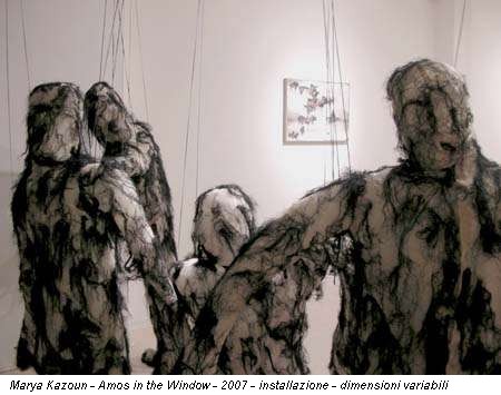 Marya Kazoun - Amos in the Window - 2007 - installazione - dimensioni variabili