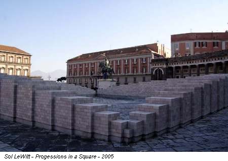 Sol LeWitt - Progessions in a Square - 2005