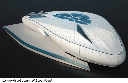 La mobile art gallery di Zaha Hadid