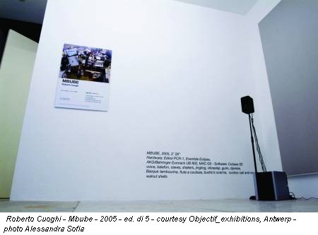 Roberto Cuoghi - Mbube - 2005 - ed. di 5 - courtesy Objectif_exhibitions, Antwerp - photo Alessandra Sofia