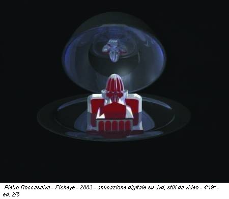 Pietro Roccasalva - Fisheye - 2003 - animazione digitale su dvd, still da video - 4'19'' - ed. 2/5