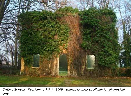 Stefano Scheda - Fuoridentro 1-5-1 - 2008 - stampa lambda su alluminio - dimensioni varie