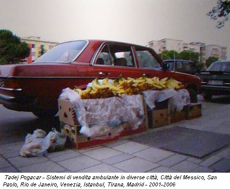 Tadej Pogacar - Sistemi di vendita ambulante in diverse città, Città del Messico, San Paolo, Rio de Janeiro, Venezia, Istanbul, Tirana, Madrid - 2001-2006