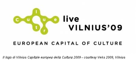 Il logo di Vilnius Capitale europea della Cultura 2009 - courtesy Veks 2009, Vilnius