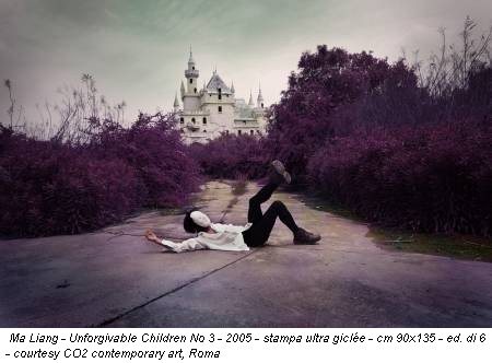 Ma Liang - Unforgivable Children No 3 - 2005 - stampa ultra giclée - cm 90x135 - ed. di 6 - courtesy CO2 contemporary art, Roma