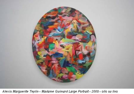 Alexis Marguerite Teplin - Madame Guimard Large Portrait - 2008 - olio su lino