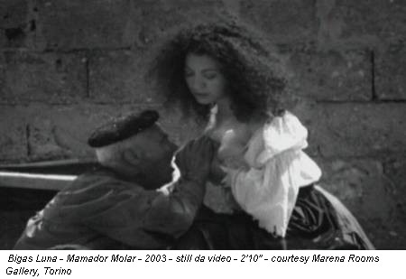 Bigas Luna - Mamador Molar - 2003 - still da video - 2'10'' - courtesy Marena Rooms Gallery, Torino