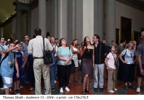 Thomas Struth - Audience 13 - 2004 - c-print - cm 178x276,5