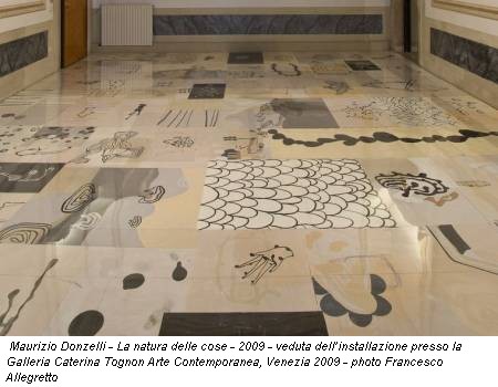 Maurizio Donzelli - La natura delle cose - 2009 - veduta dell’installazione presso la Galleria Caterina Tognon Arte Contemporanea, Venezia 2009 - photo Francesco Allegretto
