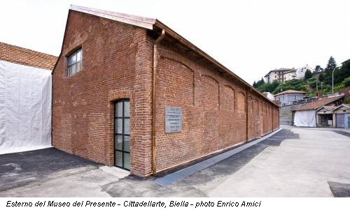 Esterno del Museo del Presente - Cittadellarte, Biella - photo Enrico Amici