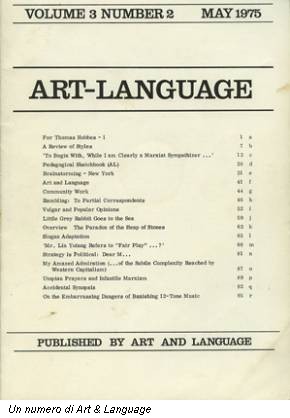 Un numero di Art & Language