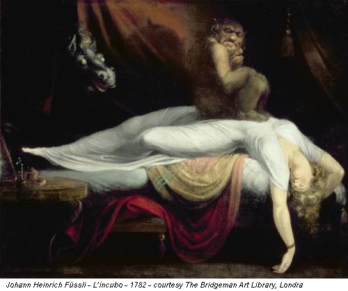 Johann Heinrich Füssli - L’incubo - 1782 - courtesy The Bridgeman Art Library, Londra