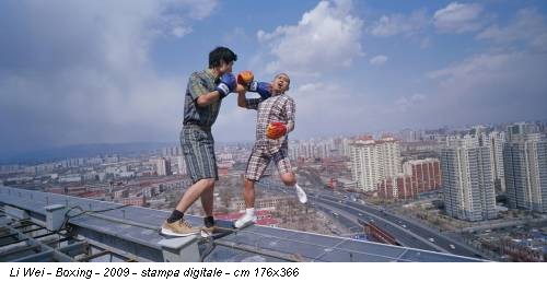 Li Wei - Boxing - 2009 - stampa digitale - cm 176x366