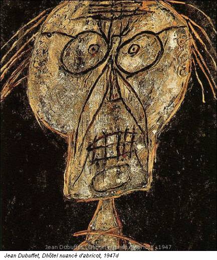 Jean Dubuffet, Dhôtel nuancé d'abricot, 1947d