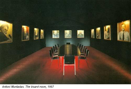 Antoni Muntadas. The board room, 1987