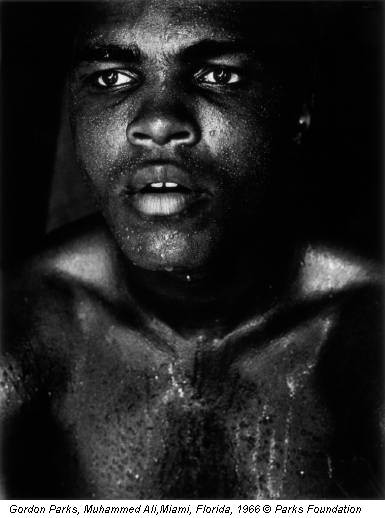Gordon Parks, Muhammed Ali,Miami, Florida, 1966 © Parks Foundation