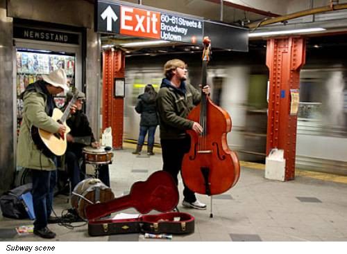 Subway scene