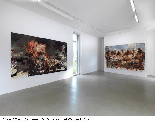 Rashid Rana Vista della Mostra, Lisson Gallery di Milano