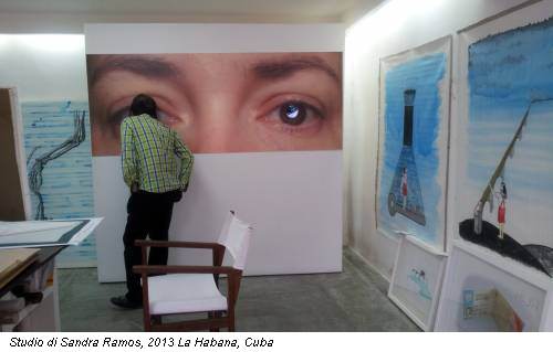 Studio di Sandra Ramos, 2013 La Habana, Cuba