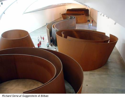 Richard Serra al Guggenheim di Bilbao