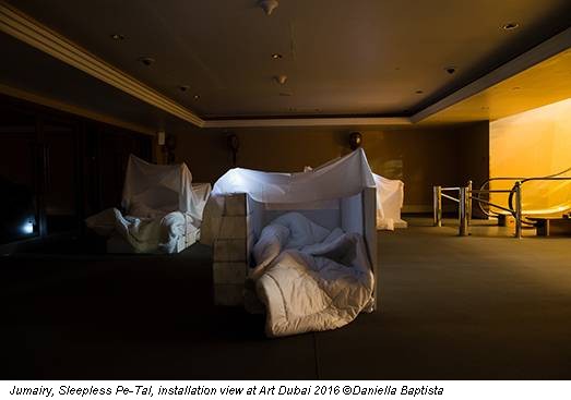 Jumairy, Sleepless Pe-Tal, installation view at Art Dubai 2016 ©Daniella Baptista