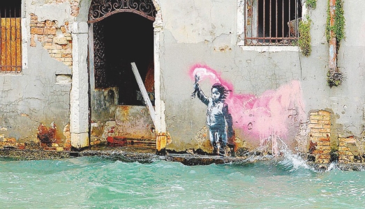 Banksy ha rivendicato il murales apparso a Venezia