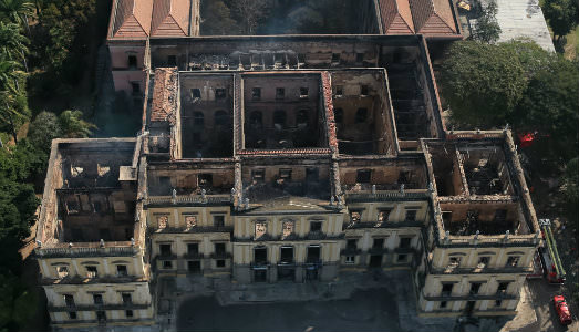 Ecco alcuni dei beni perduti per sempre, dopo l’incendio al Museo Nazionale del Brasile