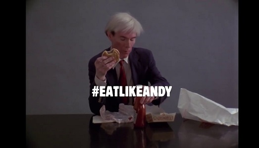 Mangia come Andy Wharol. Il genio della Pop Art ricompare in una pubblicità