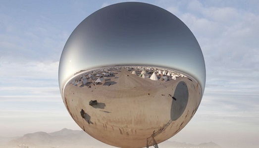 L’installazione per la prossima edizione del Burning Man è quasi completata